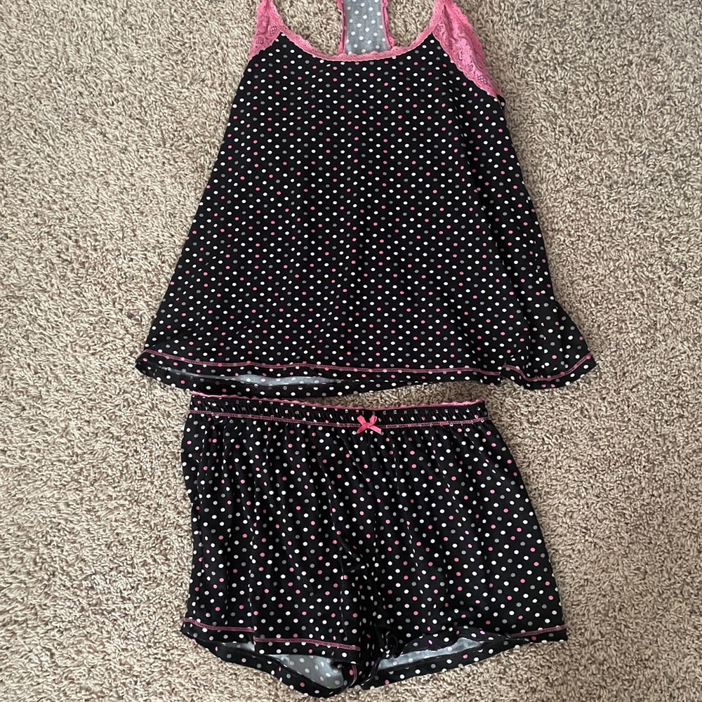 Polka Dot Y2K Pajama Set women’s